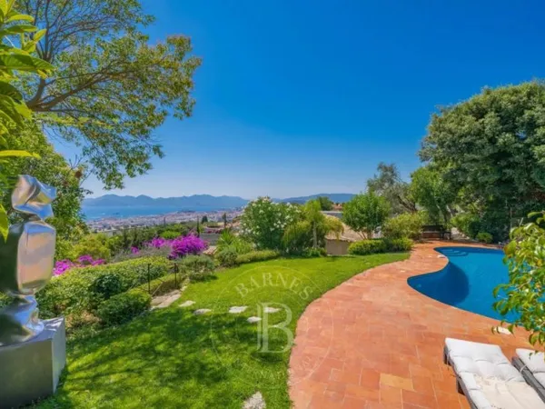 CANNES CALIFORNIE - CHARMANTE VILLA VUE MER - 4 CHAMBRES