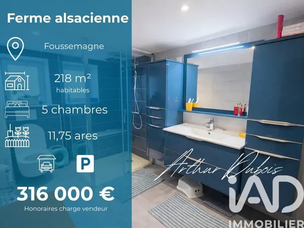 Vente Ferme 7 pièces