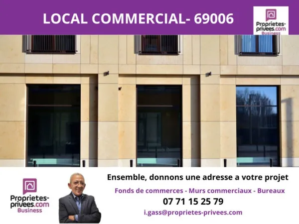 69006 LYON - Cession de bail , local commercial 90 m²