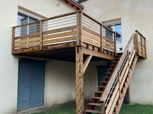 Maison 150m2 terrain terrasse garage Lamontgie