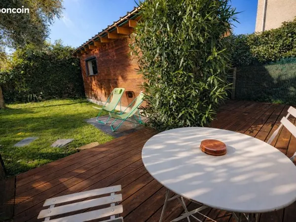 Appartement avec studio aménagé - jardin et terrasse