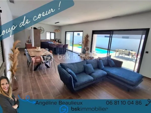 Belle villa récente 4 chambres avec piscine