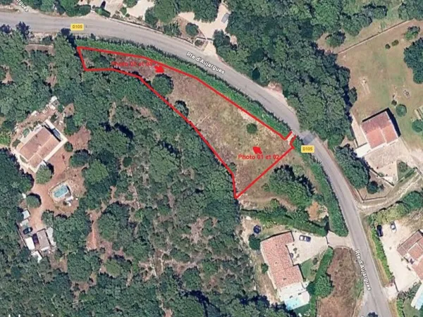 TERRAIN 1871m² JUNAS 30250