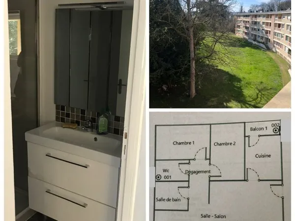 Appartement meublé 70 mètres carré très bon état