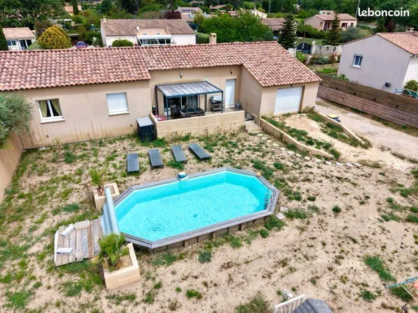 Maison récente 110 m² - Suite parentale + dressing - Piscine - Terrain 1000 m² - Garage - Plein Sud 