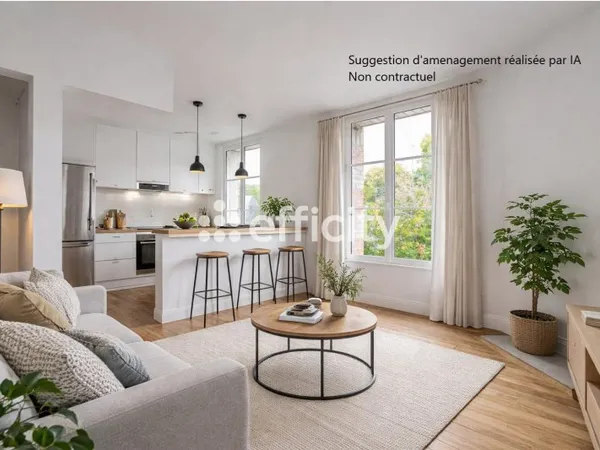 Appartement 3 pièces 48 m²
