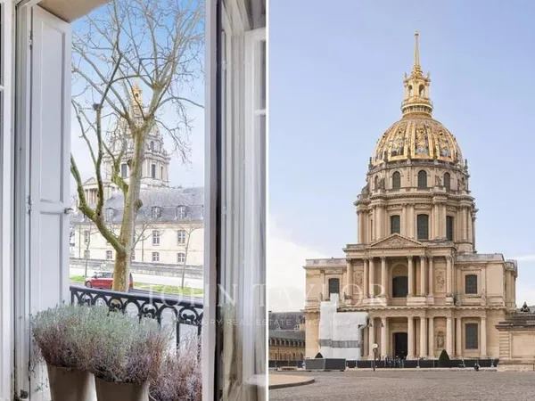 Appartement pied-à-terre avec vue sur les Invalides