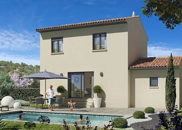 Les Angles - Maison à étage + terrain hors lotissement 310000 TTC