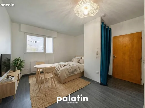 Studio 1 pièce 18 m²