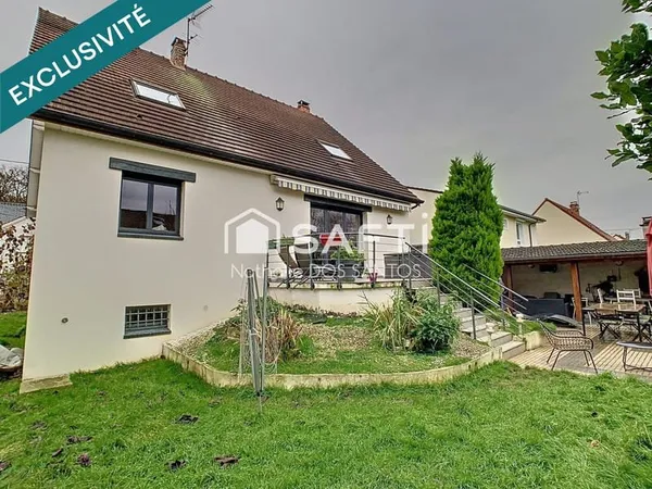 Maison familiale 165m² + sous sol total de 100m²