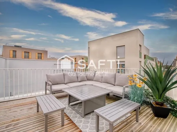 Appartement 3 pièces avec une magnifique terrasse