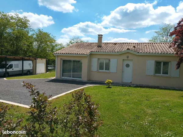 Maison deux chambres avec jardin