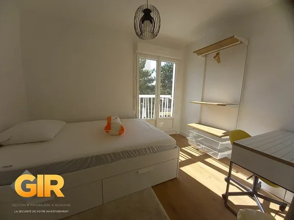RENNES VILLEJEAN 1 CHAMBRE MEUBLEE EN COLOCATION DANS UN APPARTEMENT DE 68.70M²