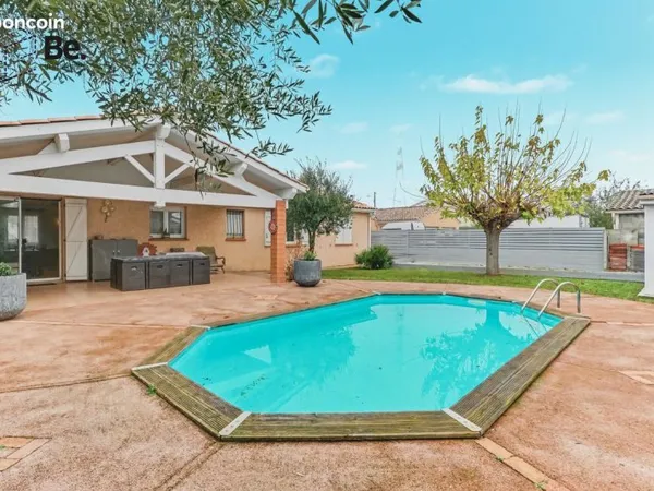 Maison T5 avec piscine et grand jardin sur Aussonne