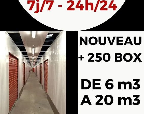 BOX DE STOCKAGE À SAINT SULPICE DE Royan - SÉCURISÉ & ACCESSIBLE 24/7