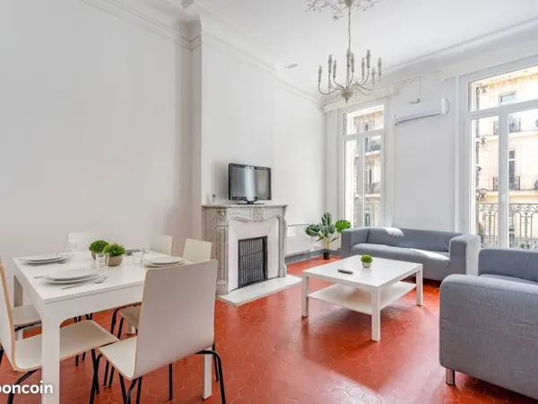 Bel appartement 98 m² - 4 chambres - Idéal colocation - Castellane - 13006