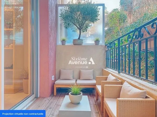 Bel Appartement Mougins 2 pièce 37 m² avec cave et stationnement collectif
