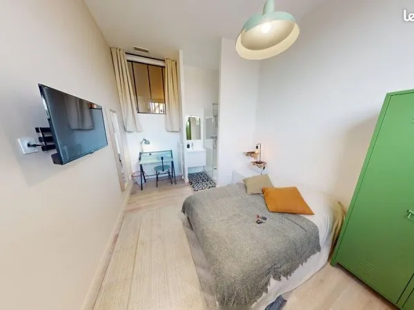 Chambre avec sdb privative - Coliving avec salle de sport