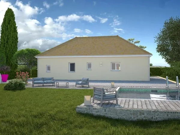 Projet maison + terrain Gergy