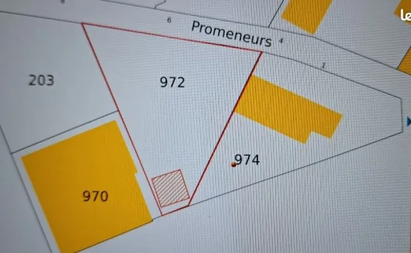 Terrain à bâtir 730m2
