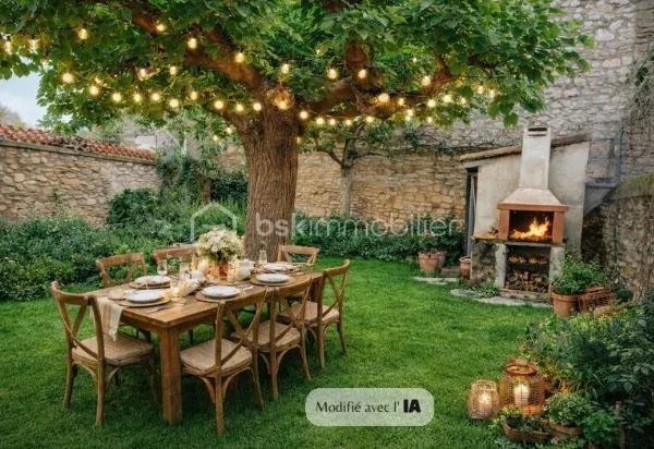 Maison de village à rénover - Jardin, terrasse & garage - Coeur de village
