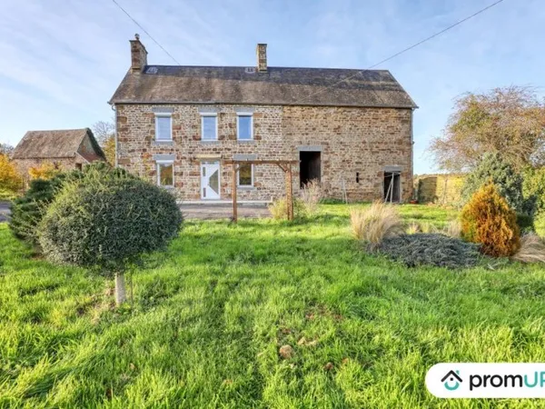 Maison avec terrain et 4 dépendances en Normandie