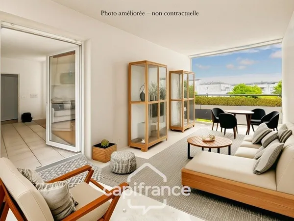 Dpt Gironde (33), à vendre VILLENAVE D'ORNON/ proche Bordeaux/apt T3 avec terrasse et deux places de