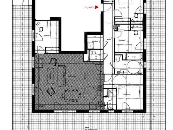 Appartement 5 pièces 112 m²