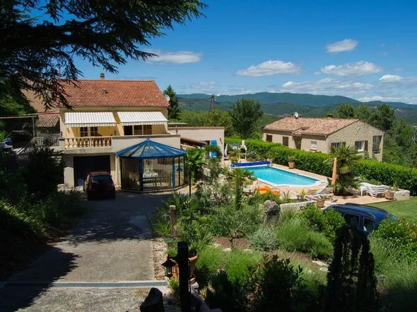 Parc National Des Cevennes -Belle Villa 4 Chambres Avec Piscine Et Gite A L'etage