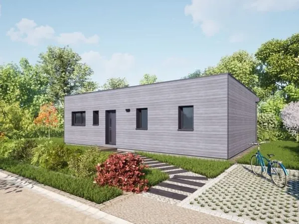 Projet de construction d'une maison bois de 80 m² avec terrain à ANDARD (49)
