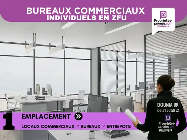 PUSIEURS SURFACES / BUREAUX À LOUER, DISPONIBILITÉ IMMÉDIATE