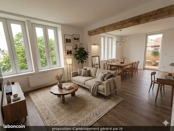 3p balcon et jardin