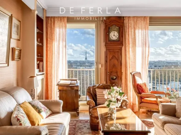 Duplex au dernier étage - Terrasse et balcon - Courbevoie