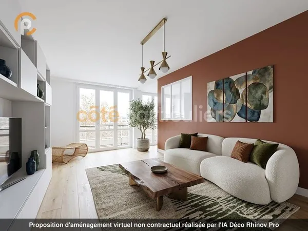 Appartement T4 lumineux et traversant de 82 m2 - proche coulée verte Paris 12