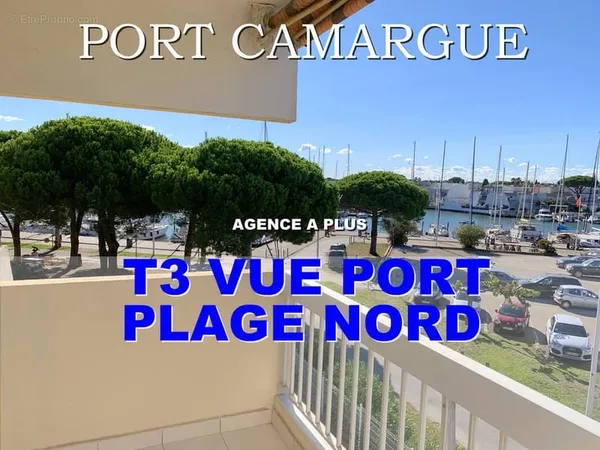 Vente t3 vue port plage nord