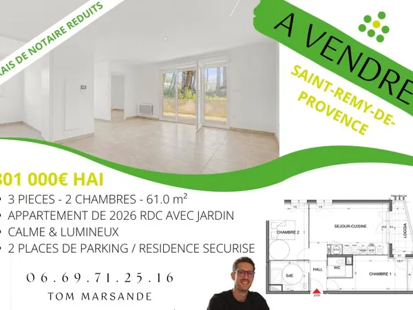Appartement 3 pièces 61 m²
