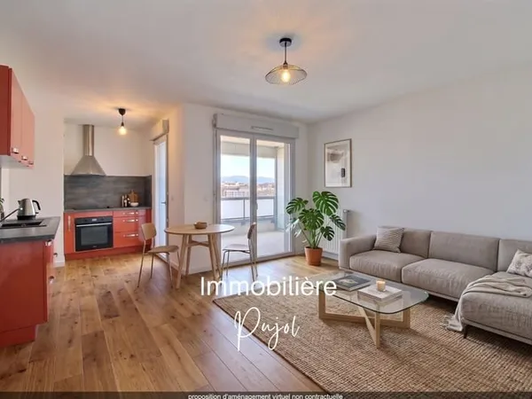 EXCLUSIVITE - T3 avec box et terrasse secteur euroméditerran