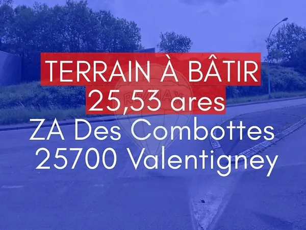 Terrain 2 553 m² Valentigney
