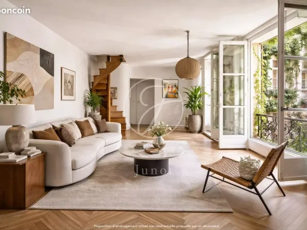 Duplex 3 pièces 64 m²