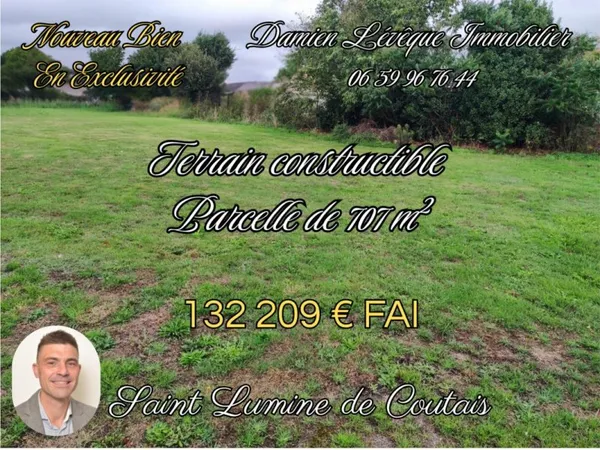 Terrain en individuel 707 m²