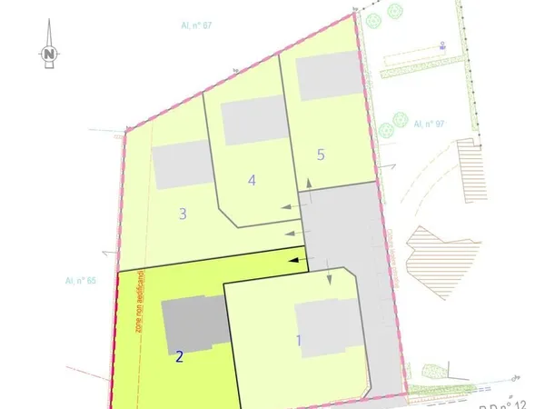Terrain de 746 m² - Particulier - constructible viabilisé - Vauchrétien