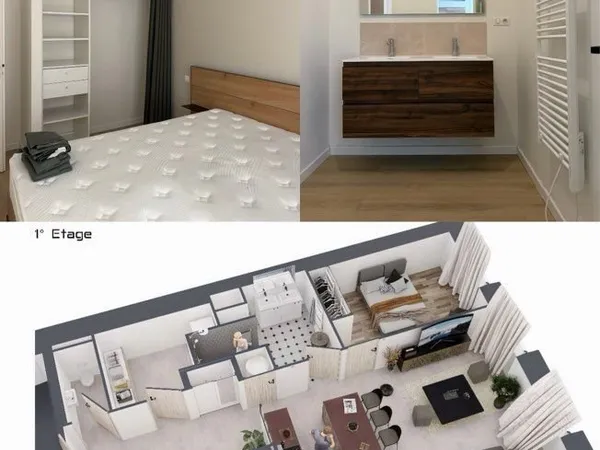 Appartement T2 bis meublé Agen