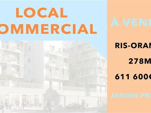 VENTE LOCAL COMMERCIAL 278M2 - RIS-ORANGIS (91)
