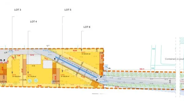 Terrain 520 m²