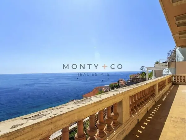 Maison bourgeoise niçoise à rénover - Vue mer panoramique, à 5 minutes de Monaco