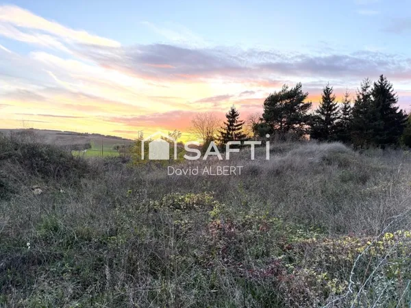 Terrai à bâtir avec vue sur la campagne