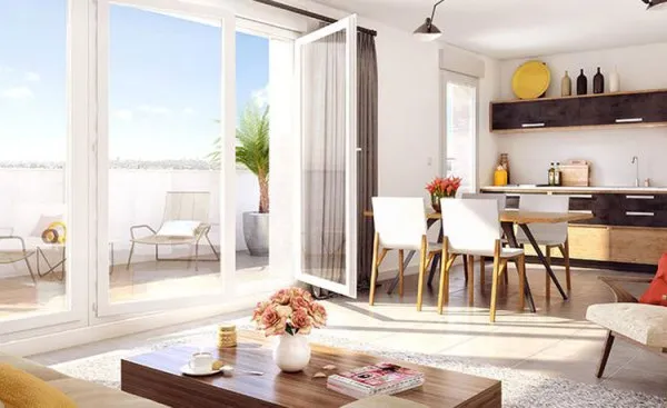 Annecy_ Avenue des Hirondelles _4P de 87.9m2 donnant sur deux balcons 13 et 12m2
