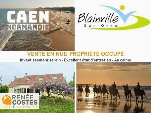 Vente en nue propriété - F67 ans - BLAINVILLE SUR ORNE (14550)