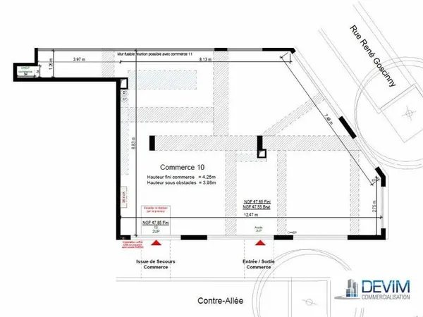 Local commercial 149 m²