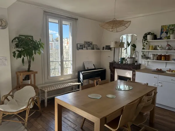 Location 54m² dernier étage plein sud